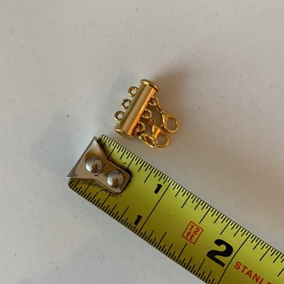 Anthropologie Necklace Triple Layering Clasp - Picture 4 of 5